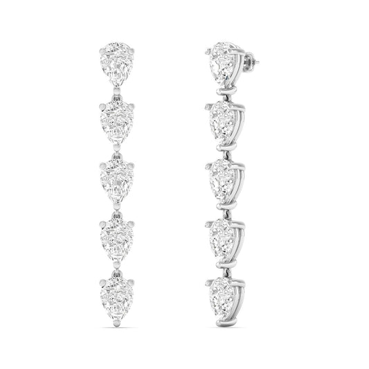 Pear Graduated Drop Earring