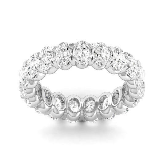 Classic Oval Diamond Eternity Ring