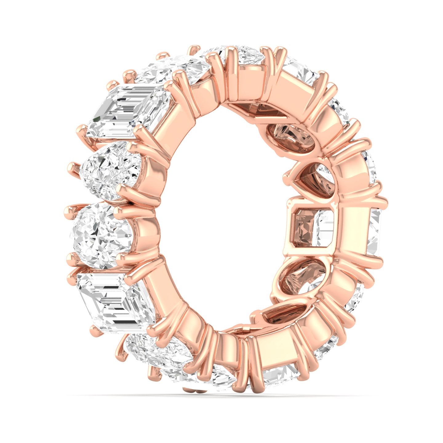 Multi-Shape Diamond Eternity Ring