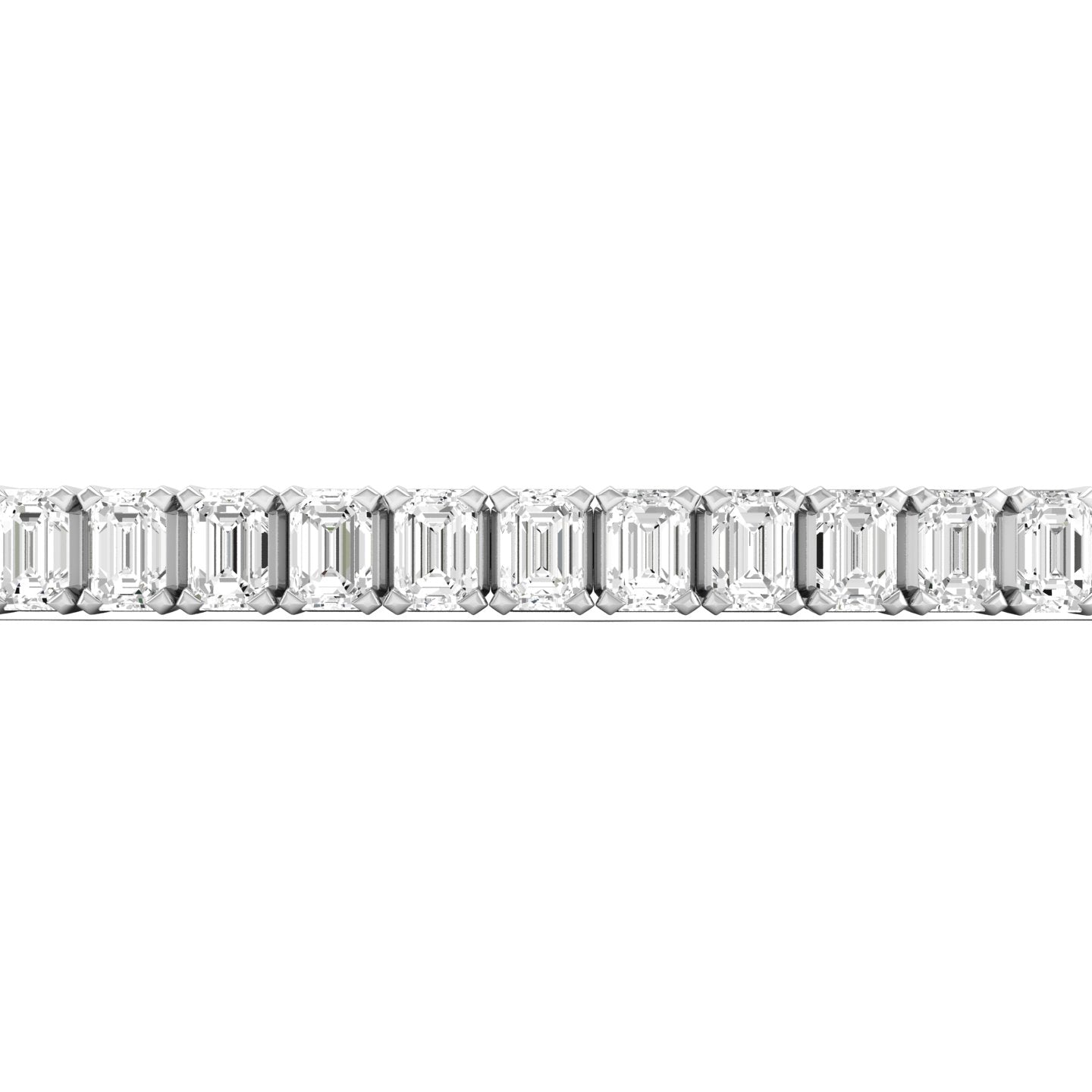 Emerald Cut Diamond Tennis Bracelet
