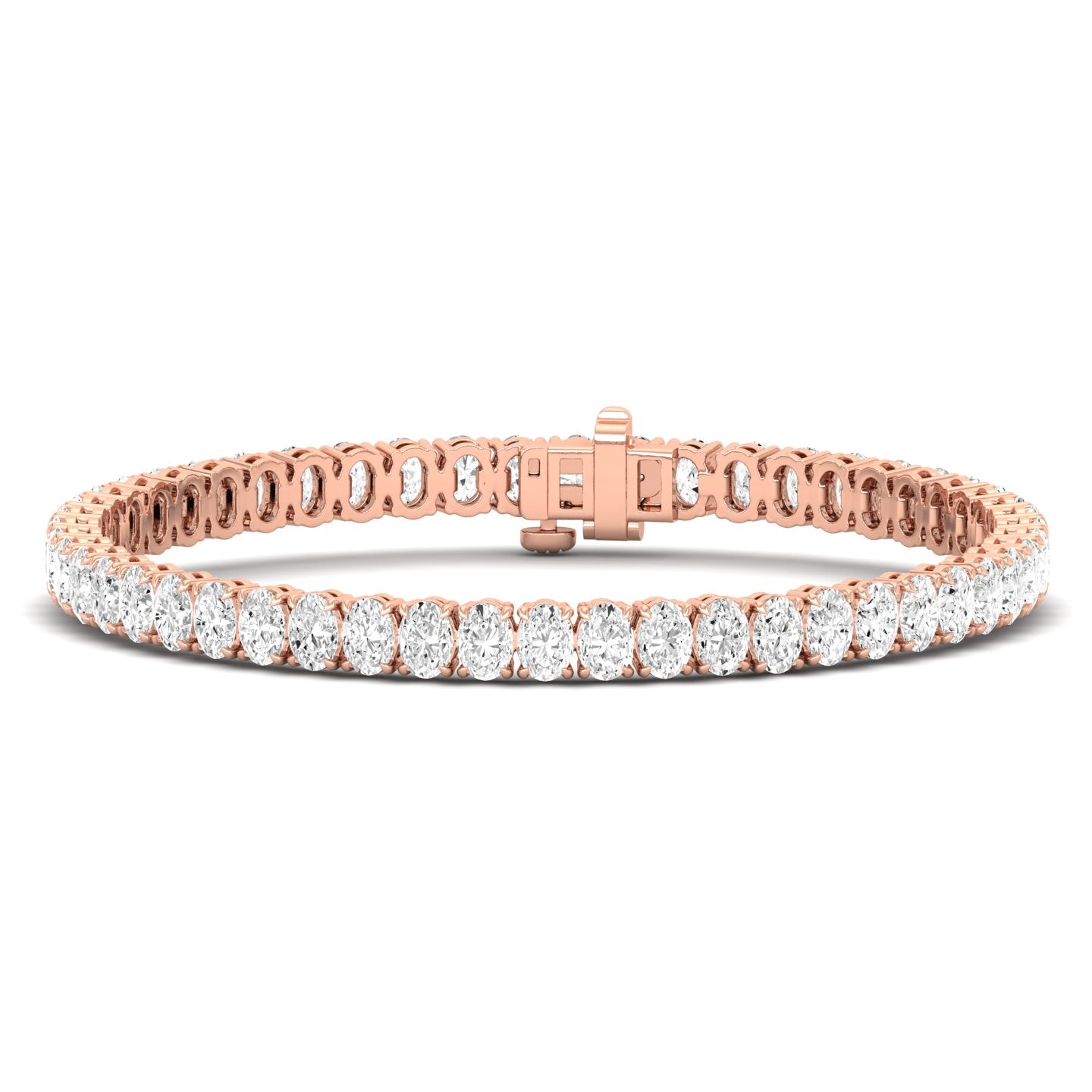 Classic Oval Cut Diamond Tennis Bracelet