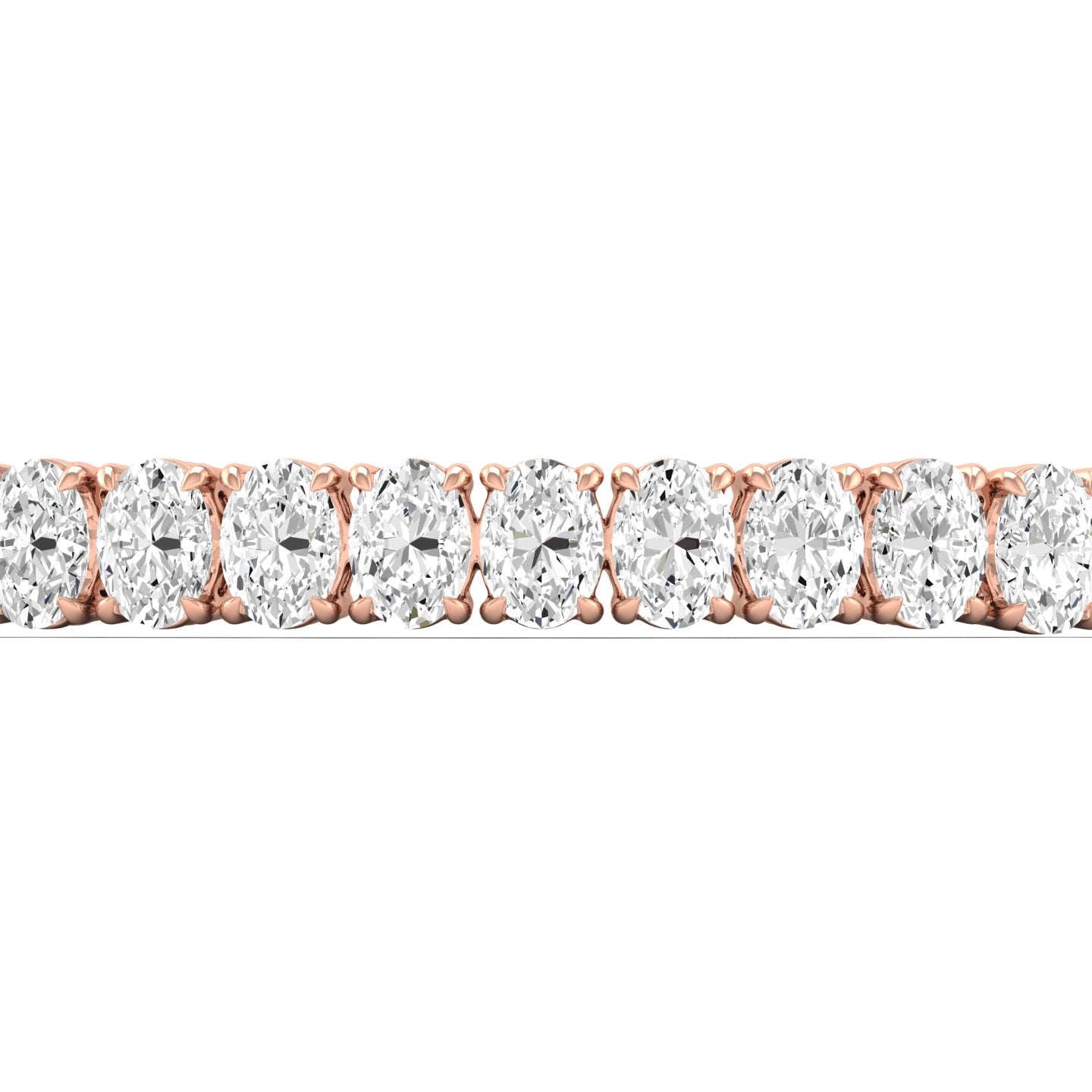 Classic Oval Cut Diamond Tennis Bracelet