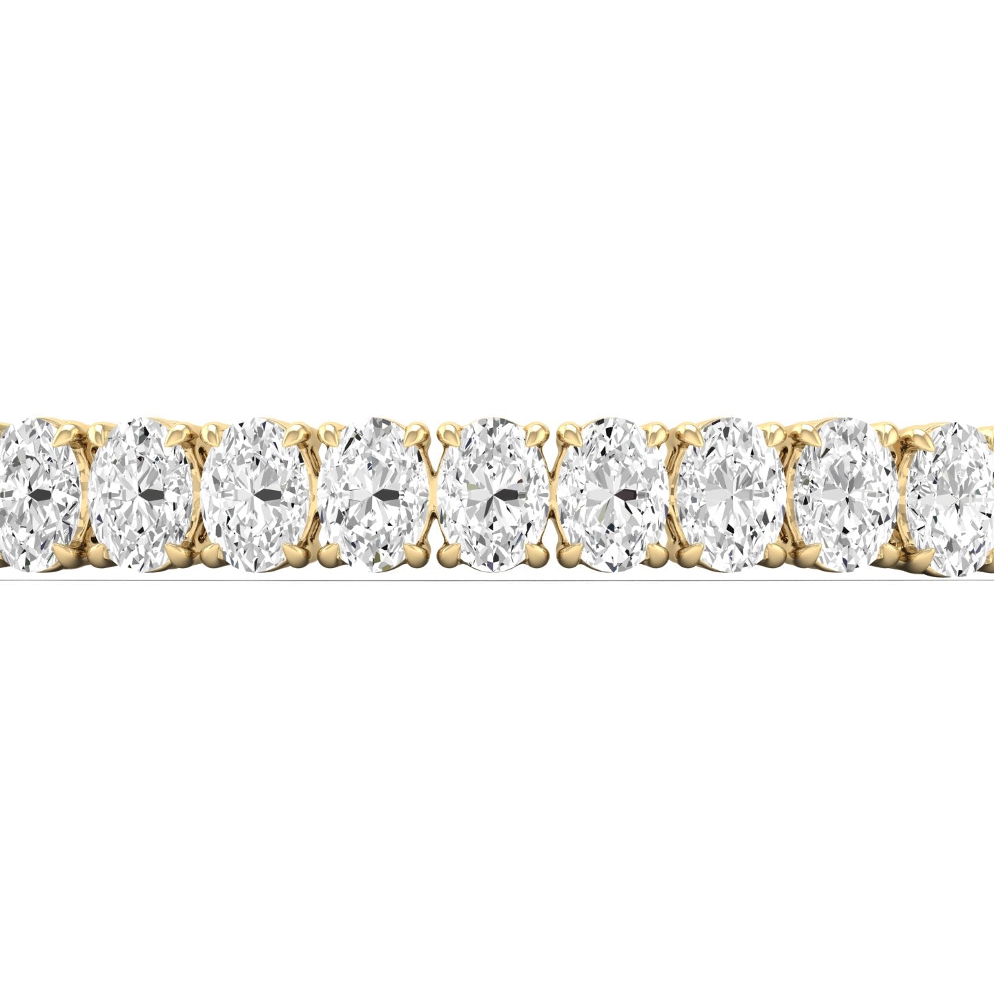 Classic Oval Cut Diamond Tennis Bracelet