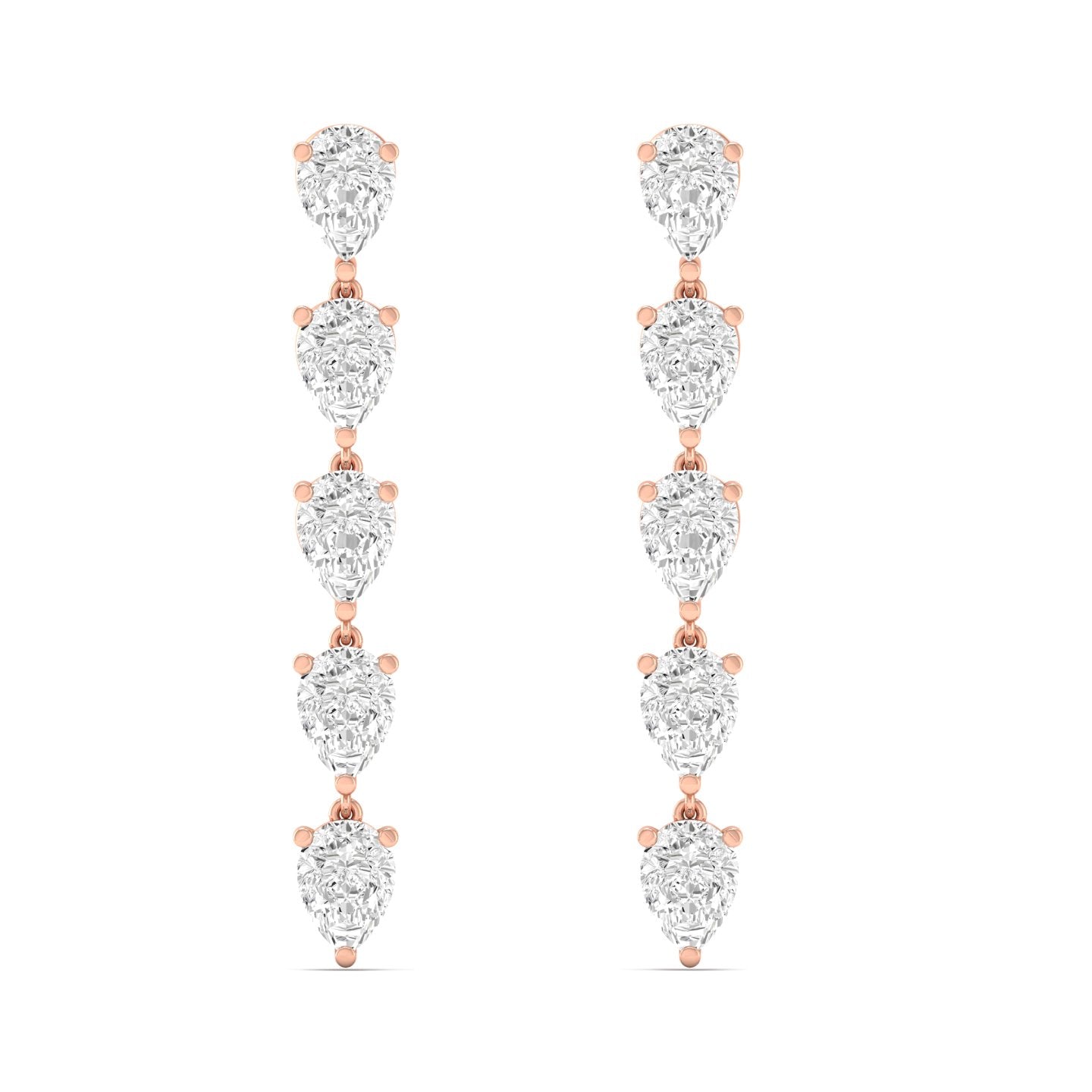 Pear Graduated Drop Earring