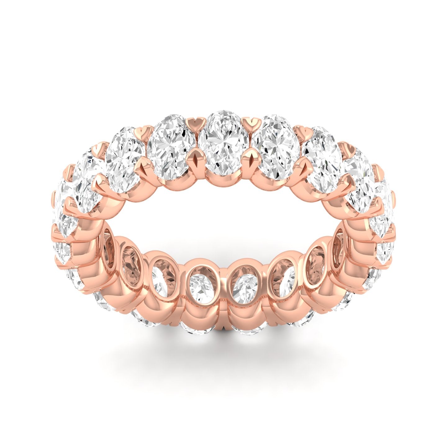 Classic Oval Diamond Eternity Ring