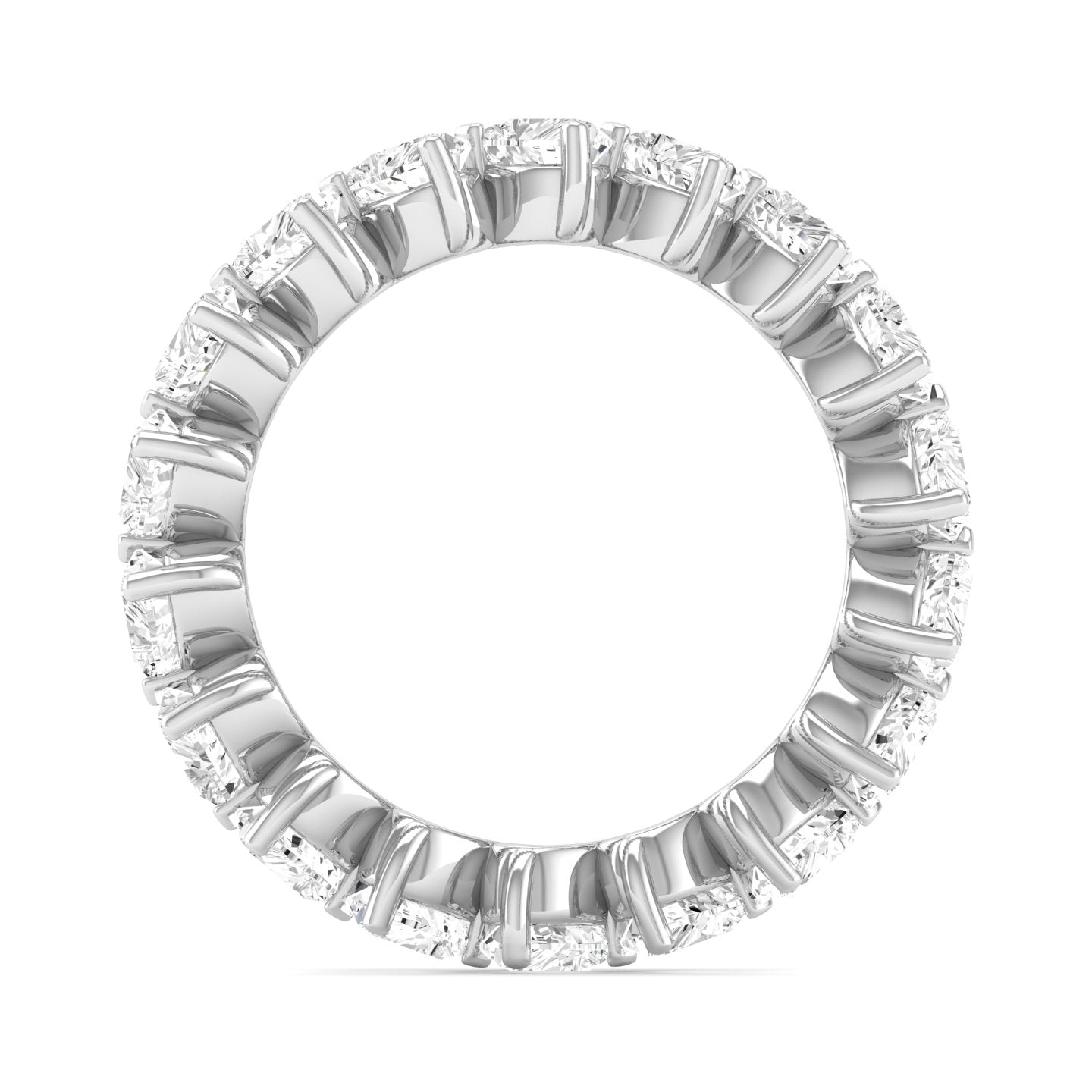 Heart Cut Diamond Eternity Ring