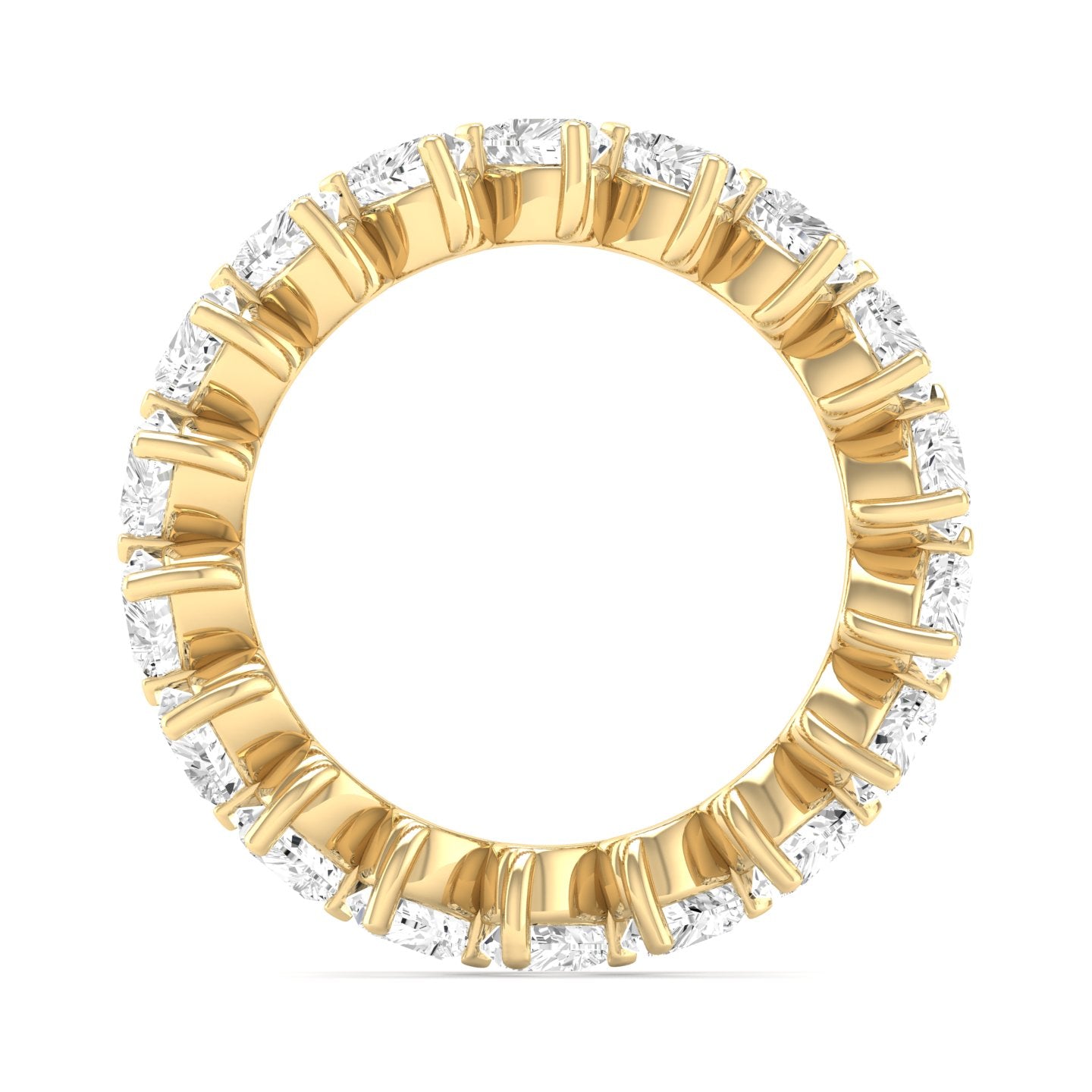 Heart Cut Diamond Eternity Ring