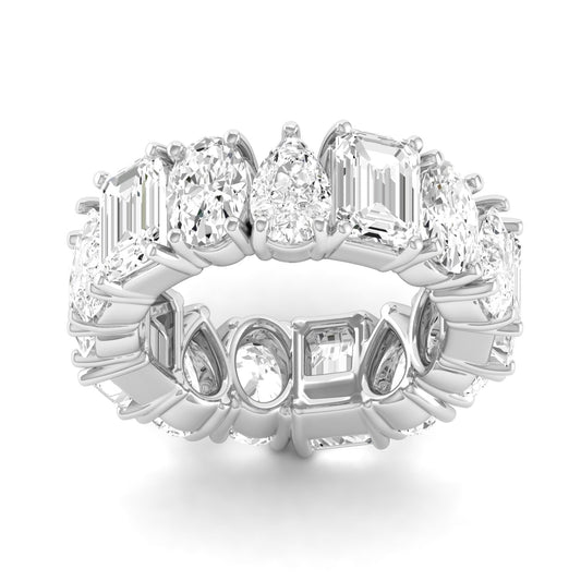 Multi-Shape Diamond Eternity Ring